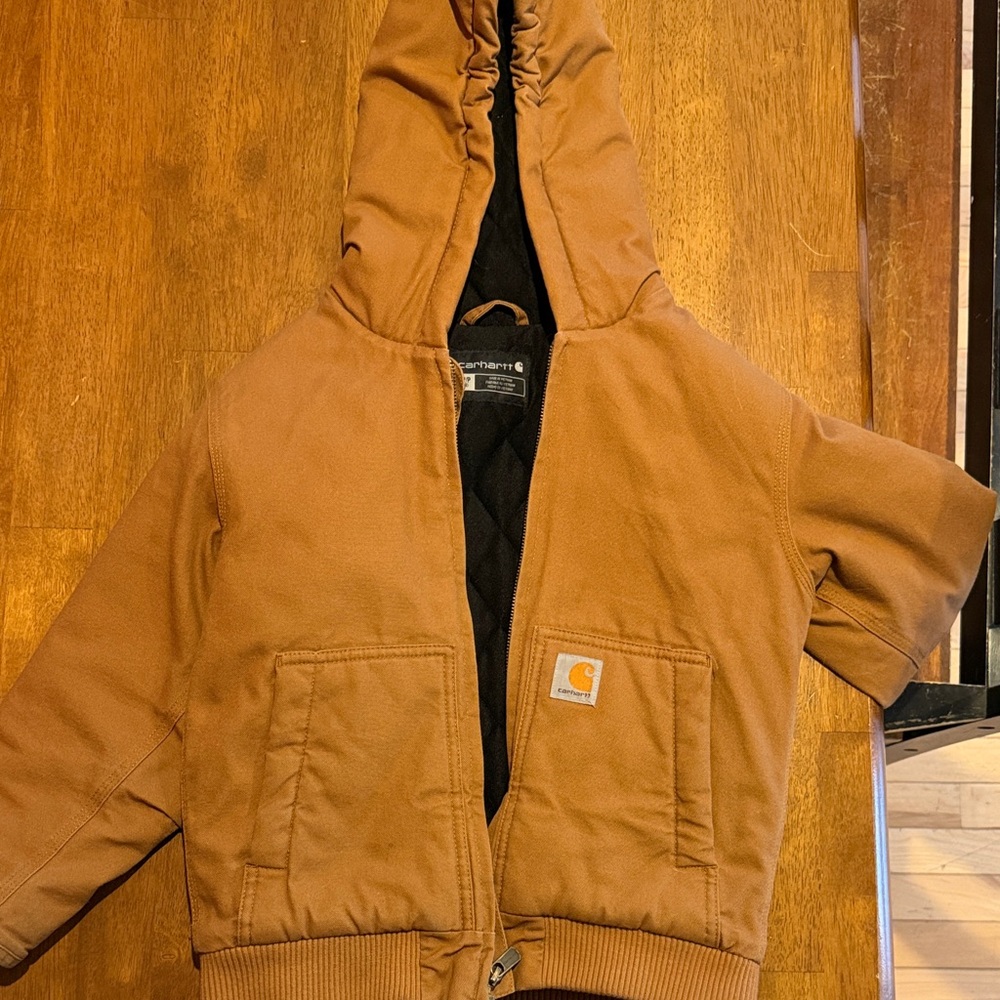 Carhartt Kids Tan Hooded Jacket